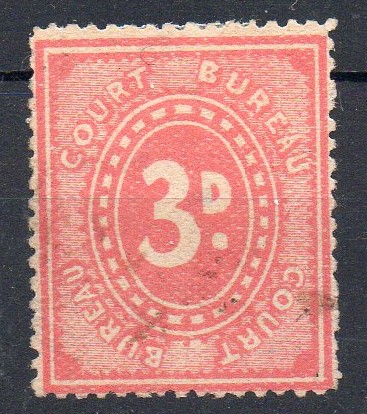 Court Bureau 3d stamp (West collection)